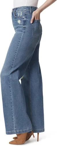Vista 2 de Jessica Simpson Jeans de pierna ancha para mujer