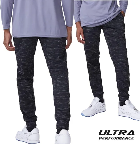 Vista 2 de Ultra Performance 3 Pack Mens Joggers Mens Athletic Sweatpants with Pockets for Men, Small - 3X