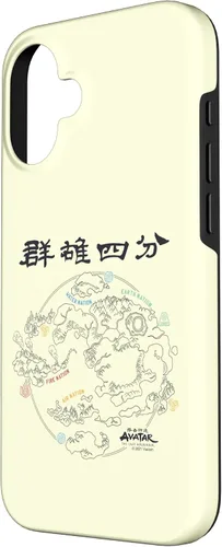 Vista 2 de Funda para iPhone 16 Avatar: The Last Airbender World Map