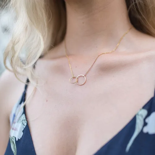 Vista 6 de Dear Ava Necklace Gift For Women and Girls - Adjustable Modern Jewelry Pendant Love Gifting Idea for Her with Heartfelt Card - Long Distance Gifts