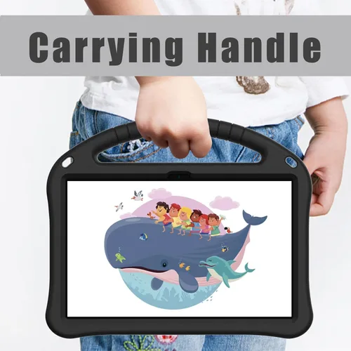 Vista 5 de Funda para tableta Revvl Tab 0.18 oz, funda protectora de espuma EVA para niños, cubierta protectora de mango para T-Mobile REVVL Tab 5G (2023)