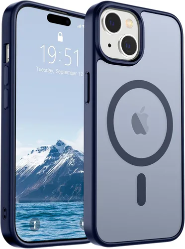 Vista 190 de SUPFINE Funda magnética para iPhone SE 2022 (3ª)/2020 (2ª), iPhone 8 (compatible con MagSafe) (protección contra caídas de grado militar), funda