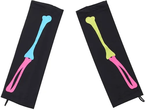 Vista 5 de LMYOVE Disfraz de esqueleto para niñas, vestido tutú de Helloween Funky Punk Bones para niñas