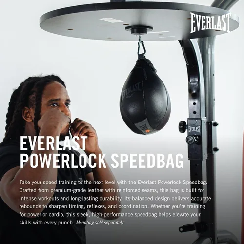 Vista 2 de Everlast Speed Punching Bag Speed Bag for Boxing & MMA Durable Reflex Training Boxing Bag for Hand Speed, Accuracy & Home Gym Workouts