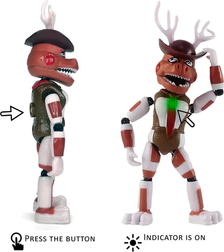 Vista 2 de 8 piezas inspiradas en los juguetes de Game Five Night at Freddys Figura de acción FNAF de Set Candy