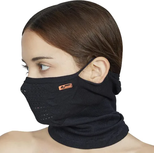 Vista 4 de Polaina de cuello de enfriamiento Tightend para hombres y mujeres, doble cara transpirable, cubierta de protección solar UV, A6X