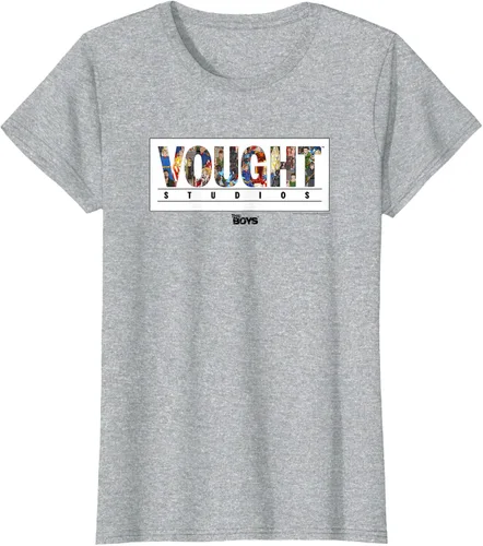 Vista 6 de The Boys Vought Comic Logo - Camiseta, Azul / Patchwork, S Azul Marino