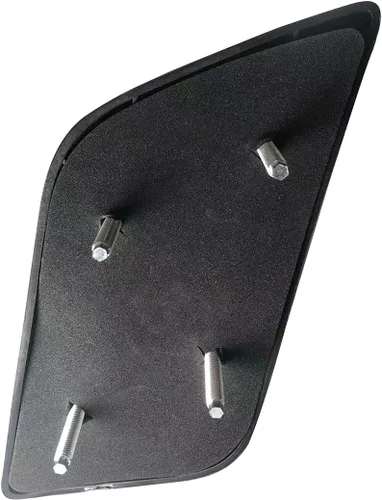Vista 4 de Espejo de capucha cromado de repuesto para lado del conductor izquierdo, compatible con camiones International LT