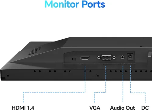 Vista 11 de KOORUI Monitor de juegos de 24 pulgadas 144Hz Full HD 1920 x 1080p IPS ultra delgado con HDMI VGA, sincronización adaptativa, 99% SRGB, VESA
