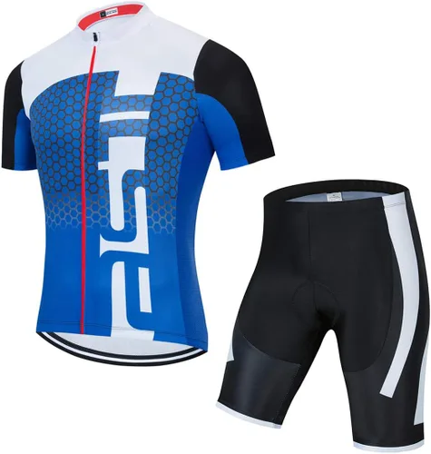 Vista 22 de Ciclismo Jerseys Sets Manga Corta Bicicleta Ropa Trajes Bicicletas Top Hombres MTB Jersey Transpirable Verano Verde Negro 1