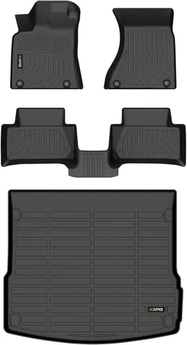 Vista 48 de HAFIDI® Juego de alfombrillas y forro de carga para Kia EV9 2024 2025 2026 (no apto para sillas de relajación), protección para todo tipo de clima
