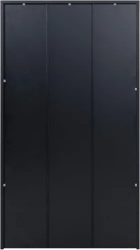 Vista 6 de Stary Estantería negra de 5 estantes de madera de 60 pulgadas de alto para dormitorio