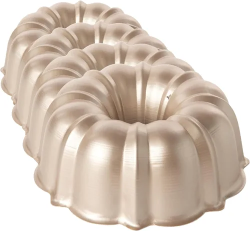 Vista 8 de Nordic Ware Molde Bundt Formado, 12 Tazas, Verde Aurora Aurora verde