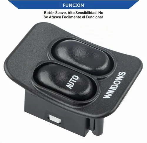 Vista 5 de Obaee Interruptor de ventana eléctrica, botón de control maestro frontal para lado del conductor compatible con Ford Ranger 1995 1996 1997 1998 1999