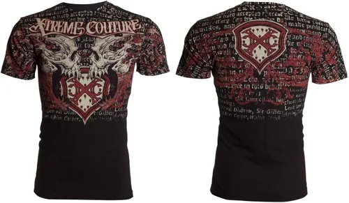 Vista 2 de Xtreme Couture by Affliction - Camiseta para hombre, color negro Lightning