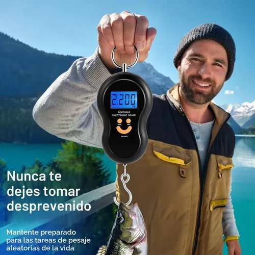Vista 8 de Flexzion Báscula de peso portátil para equipaje, capacidad de peso de 110 libras, báscula de equipaje digital de viaje con pantalla LCD
