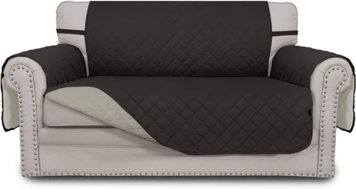 Vista 162 de Easy-Going - Funda reversible para sofá, resistente al agua, con varillas de espuma y correas elásticas, protector de muebles para mascotas y perros