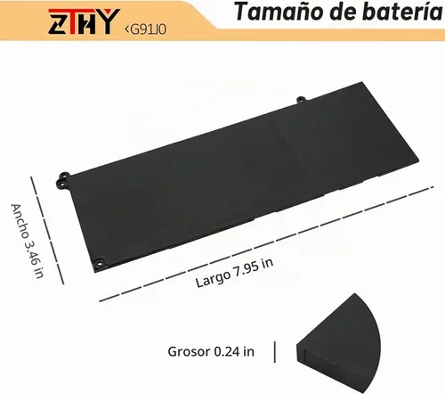 Vista 7 de Reemplazo de batería G91J0 de 41Wh para Dell Inspiron 3510 3511 3515 3521