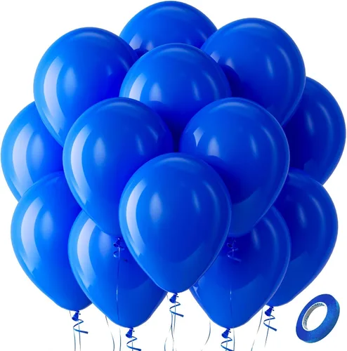 Vista 43 de Bezente Paquete de 150 globos de látex mate color burdeos de 5 pulgadas rojo (07-Red-G42)