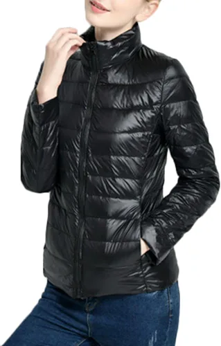Vista 6 de Mochoose Abrigo ultraligero para mujer para exteriores plegable para exteriores