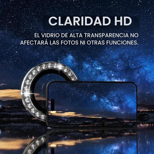 Vista 5 de Choiche Compatible para iPhone 15/iPhone 15 Plus Protector de Lente de Cámara Brillante, Vidrio Templado 9H Cubierta de Cámara Protector de Pantalla