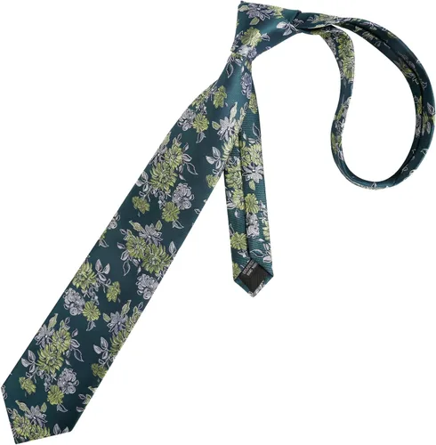 Vista 106 de Alizeal Mens 3.15inches Leaf Flower Pattern Tie with Floral Pocket Square Set