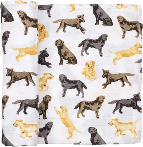 Vista 12 de Mud Pie Manta para Bebé con Diseño de Raza de Perro, Corgi, 47" x 47