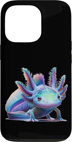 Vista 10 de Carcasa de arte de mundo submarino encantado para iPhone 11 Pro Max con diseño de ajolote mágico