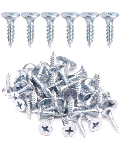 Vista 14 de IMScrews 100 tornillos para paneles de yeso de 1 pulgada, Phillips de cabeza plana #6, rosca fina, punta afilada, ideales para paneles de yeso