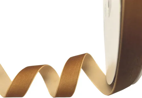 Vista 117 de Chenkou Craft Cinta de Terciopelo Beige 25 Yardas 1/4" Lotes a Granel (Beige, 1/4"(6mm))