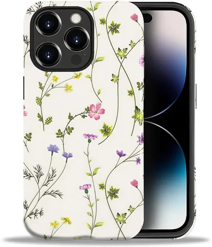 Vista 82 de ZHEGAILIAN Funda para iPhone 11, carcasa dura a prueba de golpes + silicona suave 2 en 1 híbrida, parachoques a prueba de caídas - Vidrio manchado