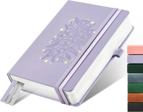 Vista 101 de ⩓ Per Se Cuaderno de Diario con Líneas (3 Paquetes), 160 Páginas Papel Grueso 100GSM, A5 Tapa Dura Cuadernos con Rayas Universitarias para Escribir