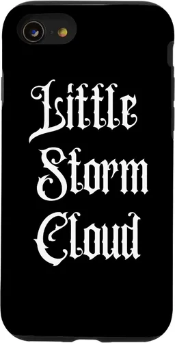 Vista 18 de Funda para iPhone 16 Little Storm Cloud, MIÉRCOLES DARK FAMILY GOTHIC HUMOR