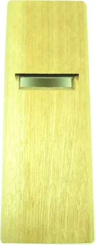 Vista 3 de Senkichi Plano de mano japonés Kanna de 40mm (1.57 pulgadas) - Mini plano de bloque de madera de doble hoja con hoja de acero al carbono y rompedor