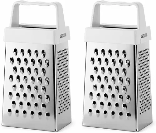 Vista 11 de HIC Kitchen Handy Rallador Zester, acero inoxidable japonés 420J2, juego de 2