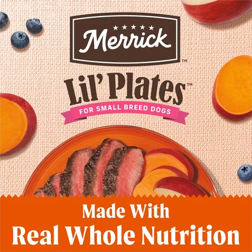 Vista 4 de Merrick Receta Lil Plates para razas pequeñas sin granos