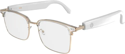 Vista 14 de Xmenha Gafas inteligentes con Bluetooth para mujer, altavoz de audio, lentes Bluetooth con altavoces, gafas de sol inteligentes de cristal azul