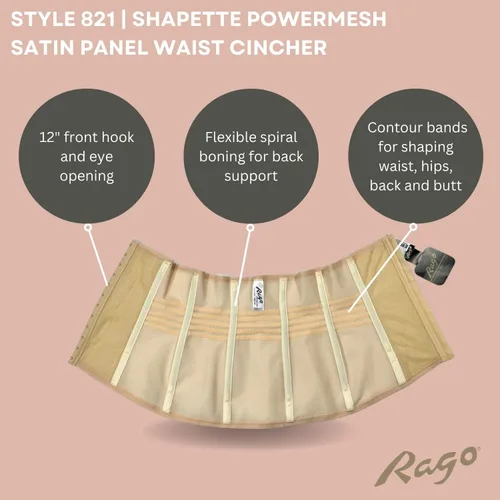 Vista 6 de Rago Entrenador de cintura para mujer