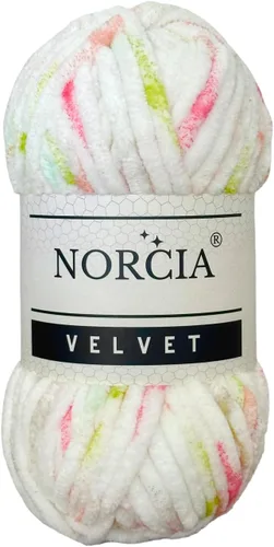 Vista 8 de Hilo de Terciopelo Suave Chenille para Ganchillo Super Voluminoso (100g-3.50oz) (68m-74.3 yds) Hilo para Manta de Bebé para Tejer Amigurumi Hilo