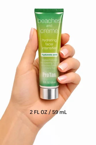 Vista 2 de Pro Tan Beaches & Crme - Intensificador facial de 2 onzas, tono de piel profundo, sin fragancia, antioxidante, hidratante, mejora el tono de la piel