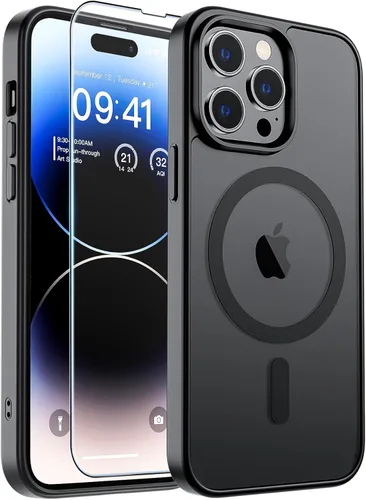 Vista 226 de SUPFINE Funda magnética para iPhone SE 2022 (3ª)/2020 (2ª), iPhone 8 (compatible con MagSafe) (protección contra caídas de grado militar), funda