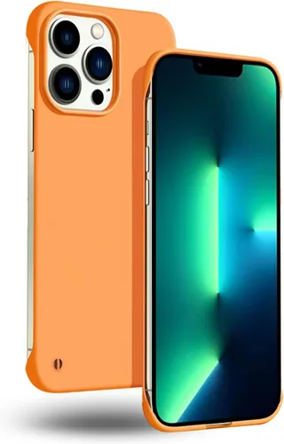 Vista 10 de GRECAZO Funda delgada sin bordes para iPhone 13 Pro Max, ultra fina, color Negro