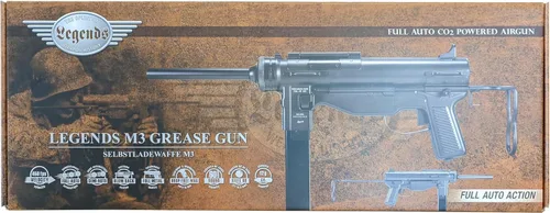 Vista 8 de Umarex Legends M3 Grease Gun Rifle de Aire de Perdigones Calibre .177