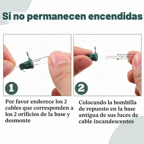 Vista 3 de Mudder 60 bombillas de repuesto para árbol de Navidad de 2.5 V, 0.425 W, bombilla de repuesto, mini cadena de luces incandescentes de alambre