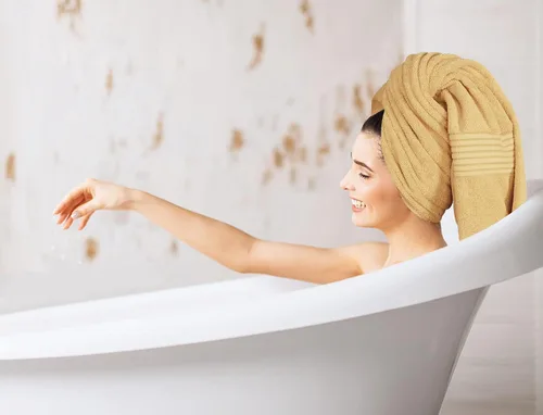 Vista 4 de Toalla de baño de lujo 700 GSM T (35 x 70 pulgadas) de Utopia Towels