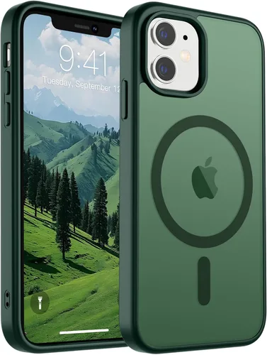Vista 194 de SUPFINE Funda magnética para iPhone SE 2022 (3ª)/2020 (2ª), iPhone 8 (compatible con MagSafe) (protección contra caídas de grado militar), funda