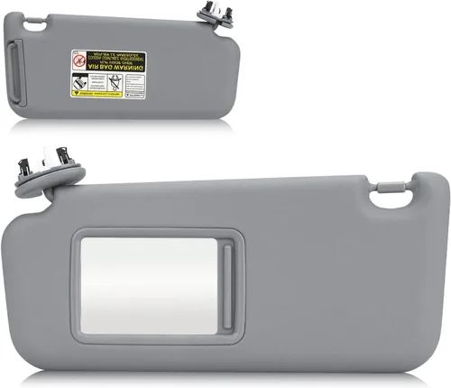 Vista 9 de Visera parasol beige para Toyota RAV4 2006-2013, parasol con luz de tocador de repuesto 74320-42501-B2