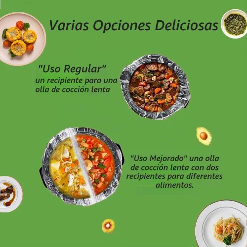 Vista 5 de 30 bolsas de cocción lenta y bolsas de cocina, bolsas desechables extra grandes, para ollas desechables de 6 cuartos a 10 cuartos de galón para olla