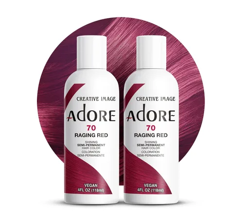 Vista 17 de Adore Tinte semipermanente verde para el cabello, vegano y sin crueldad, 4 onzas líquidas, 163 Green Apple (paquete de 1)