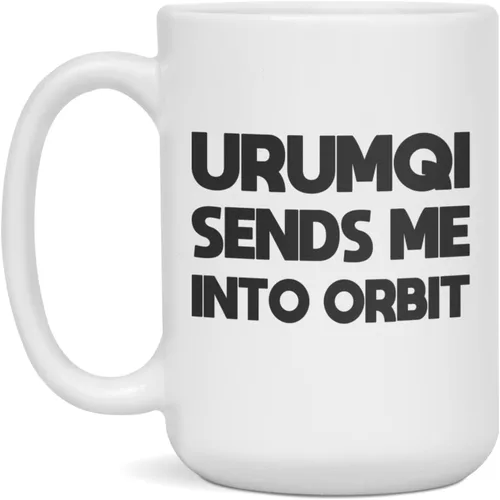 Vista 3 de Urumqi sends me into orbit Ceramic Coffee Mug, 11-Ounce White